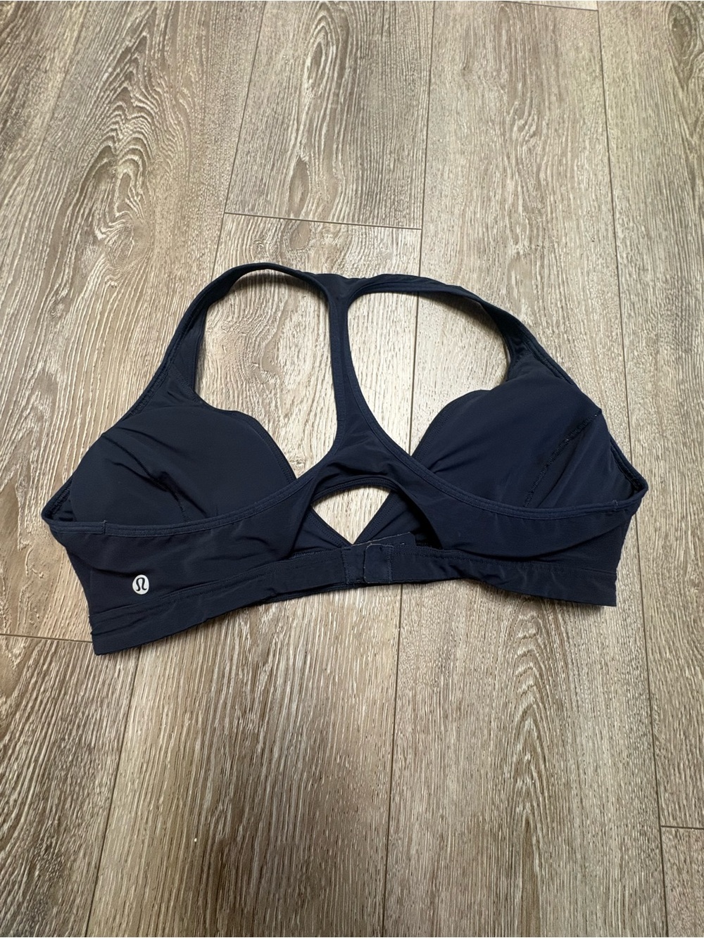lululemon athletica Black T-Back Padded Sports Bra